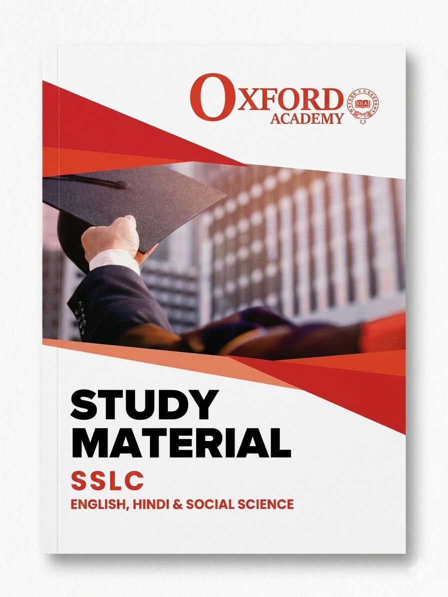 SSLC STUDY MATERIAL - OXFORD ACADEMY